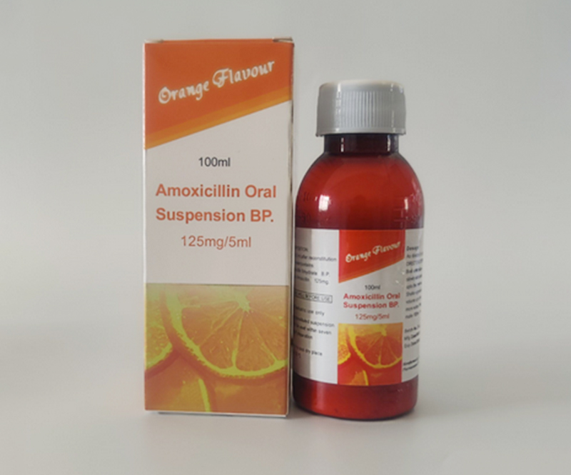 125mg 5ml,100ml Amoxicillin Oral Suspension