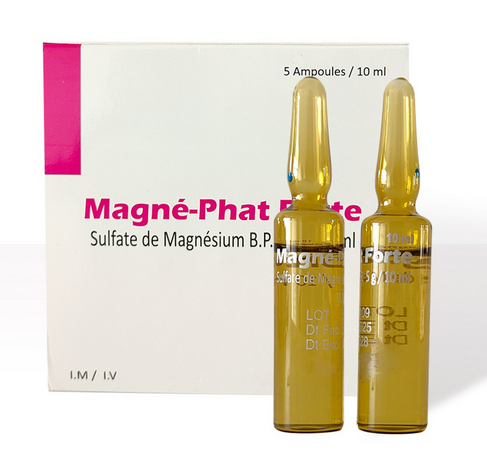 Magnesium sulfate injection