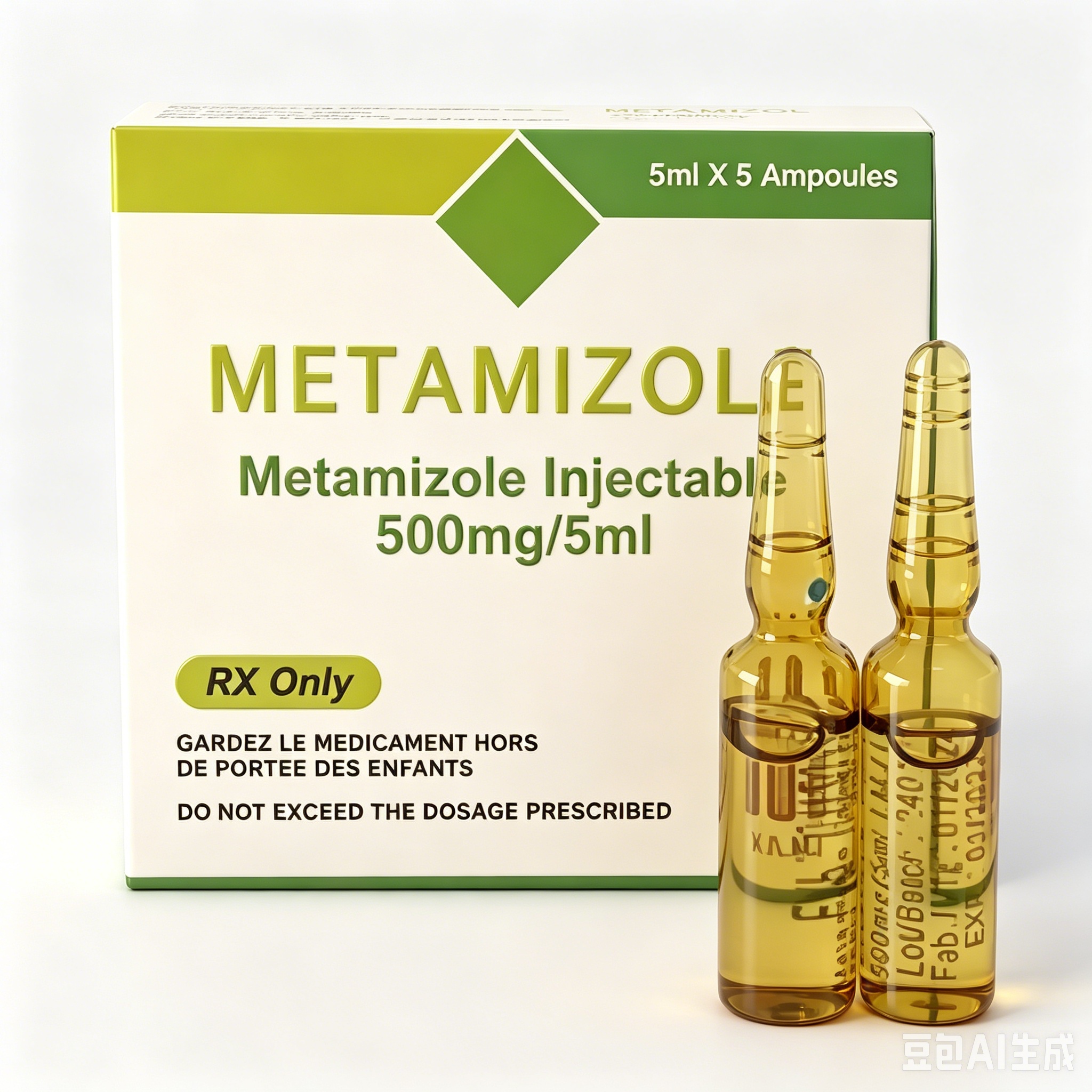 500mg Metamizole Sodium Injection (Analgin Injection)