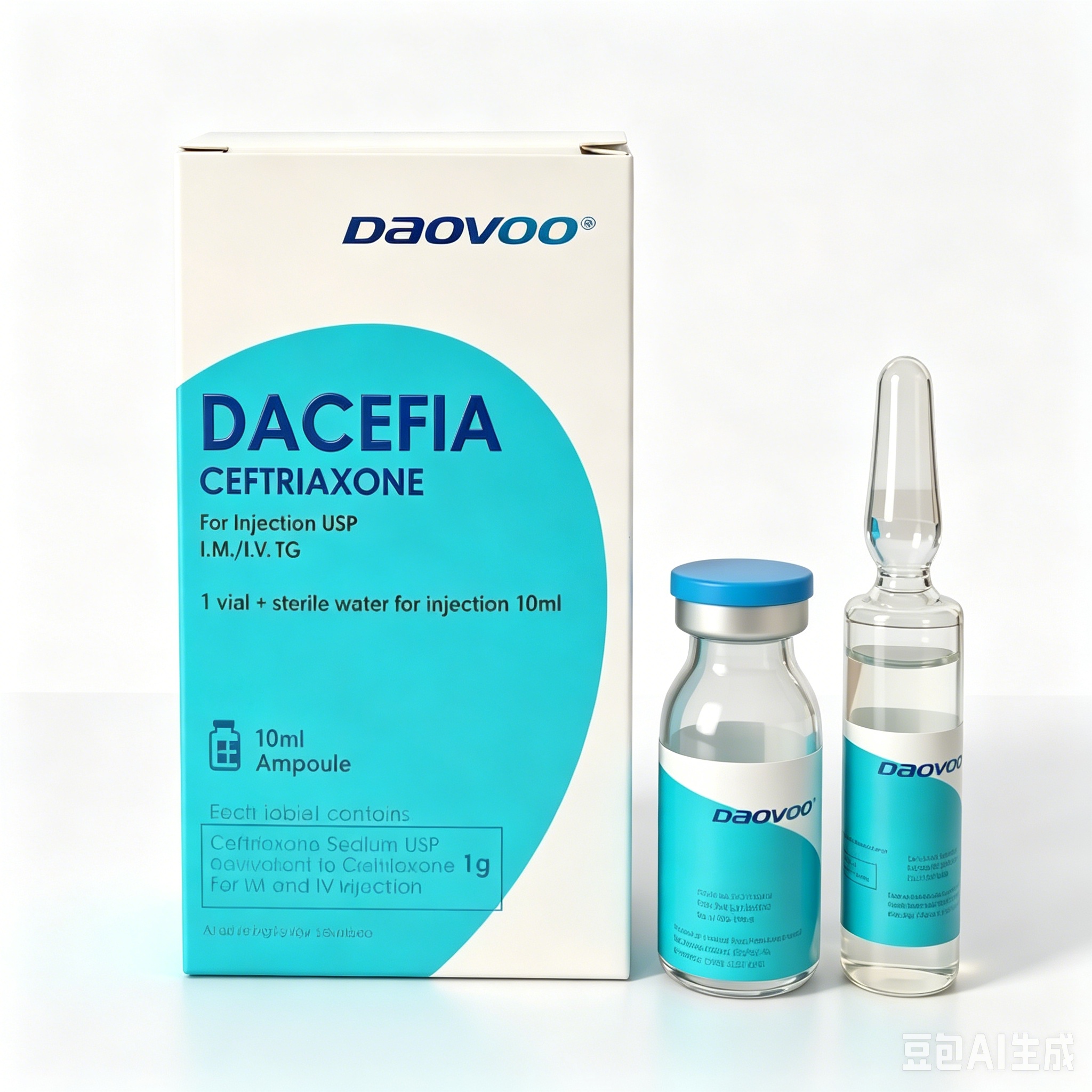 Ceftriaxone Sodium for Injection (1g)