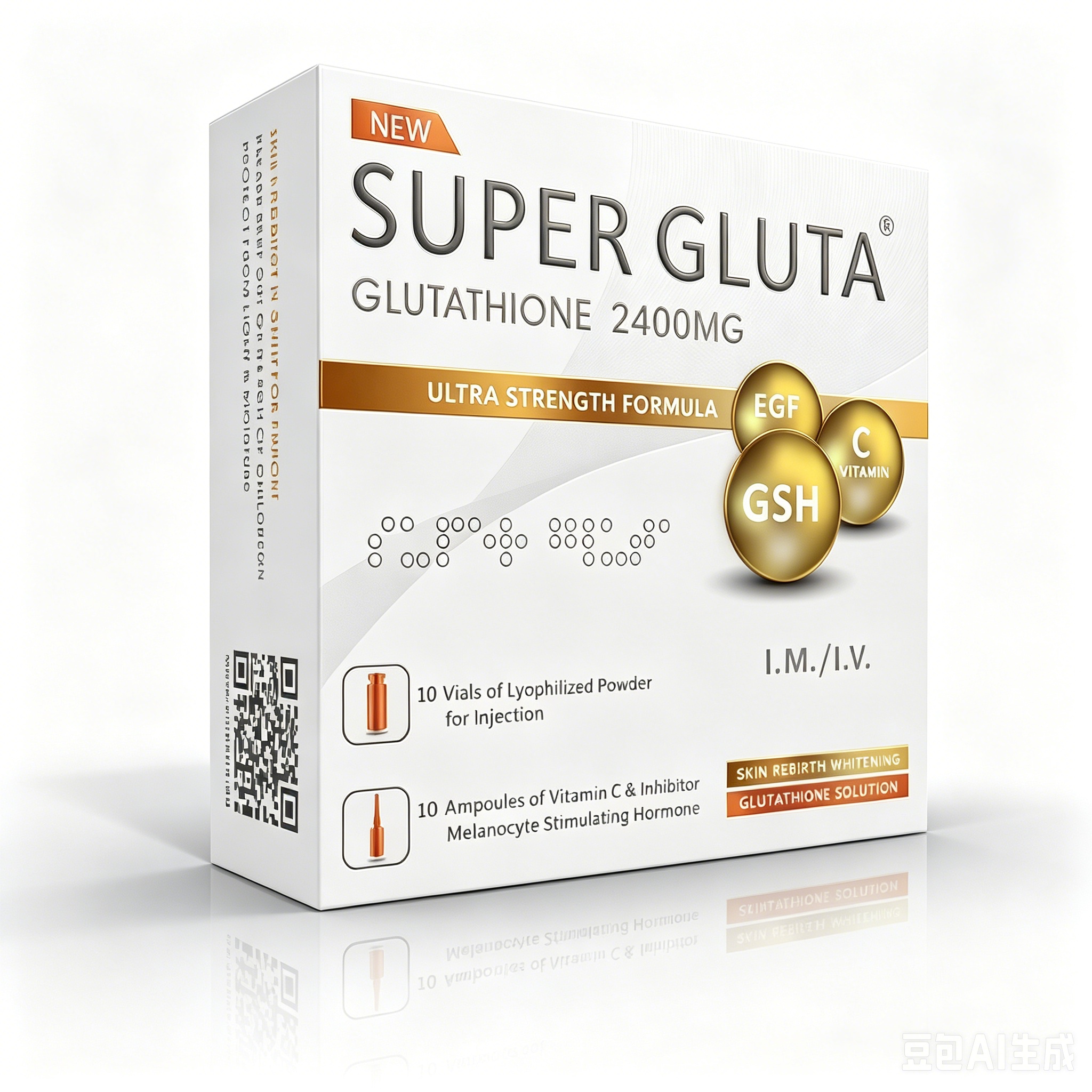 Reduced glutathione for injection