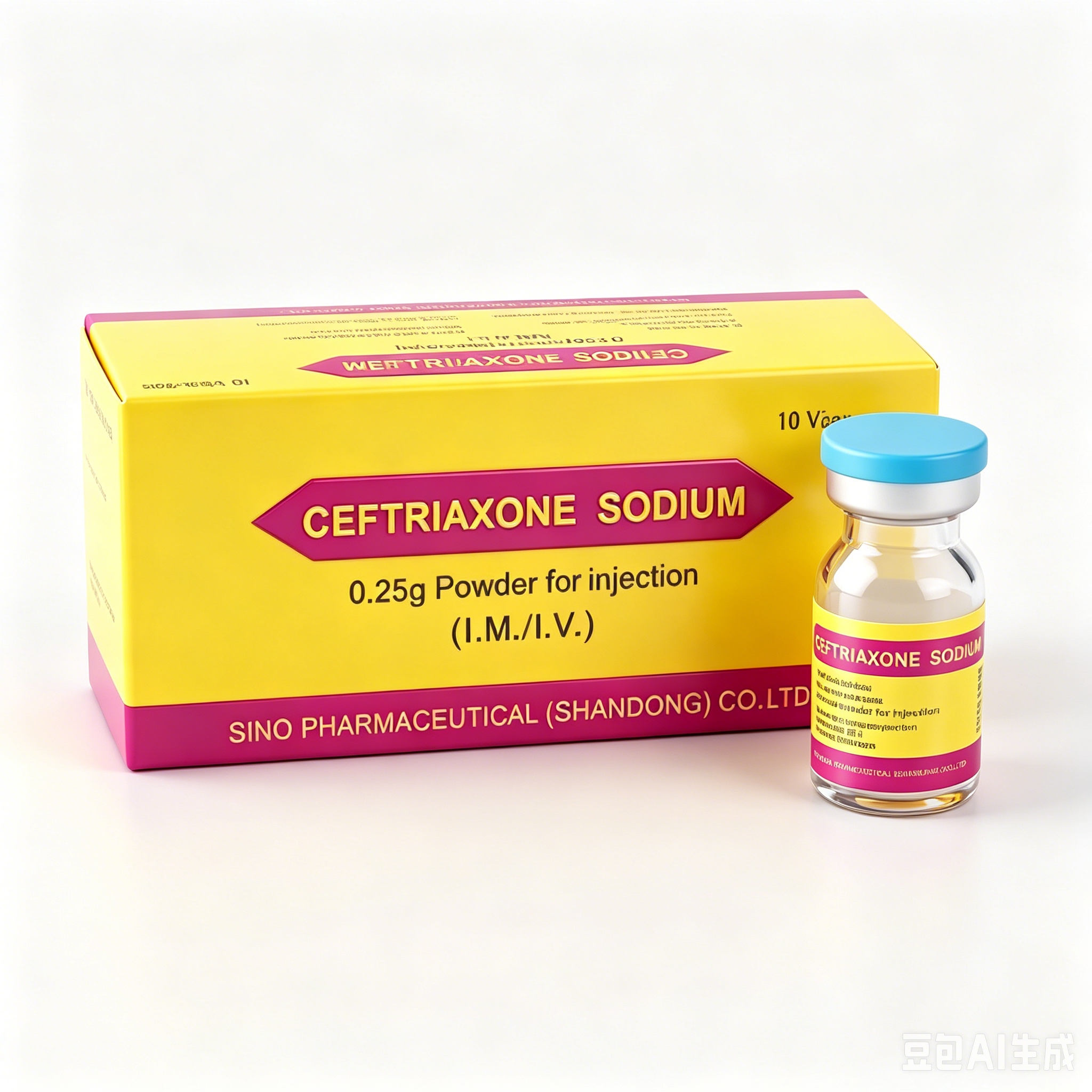 Ceftriaxone Sodium for Injection (0.25g)