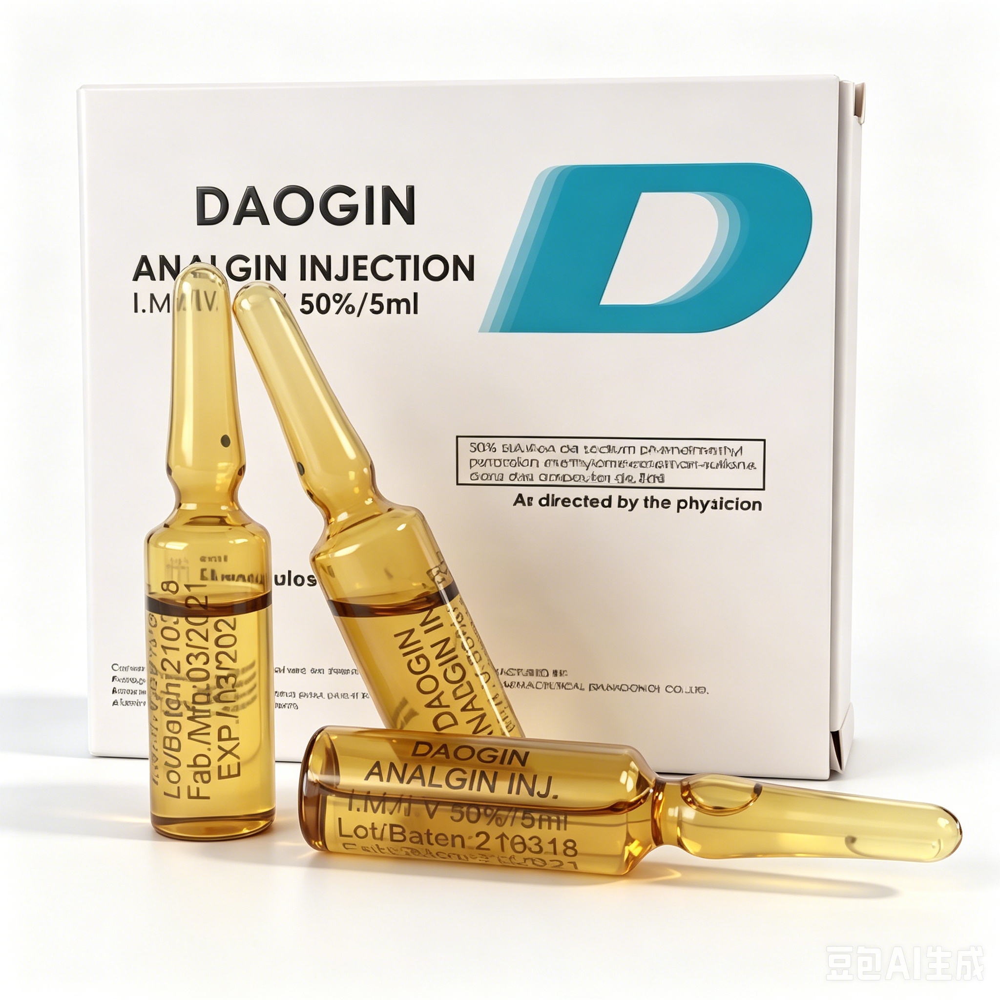 2.5g Metamizole Sodium Injection (Analgin Injection)