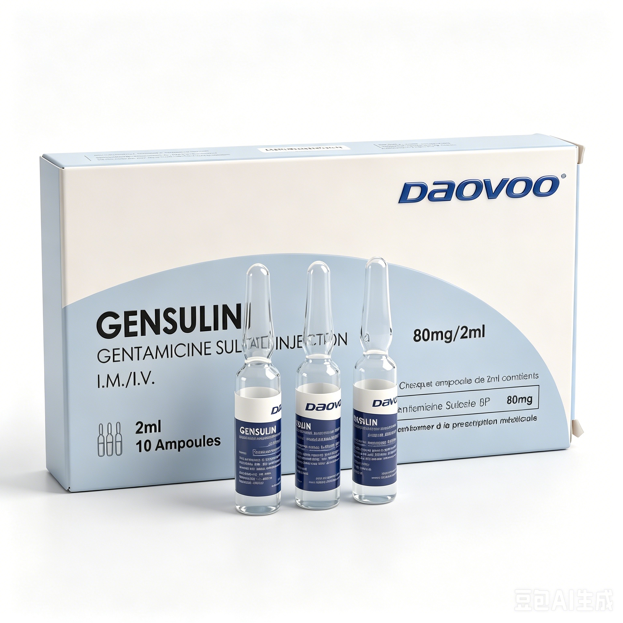 Gentamicin Sulfate Injection（80mg/280mg）