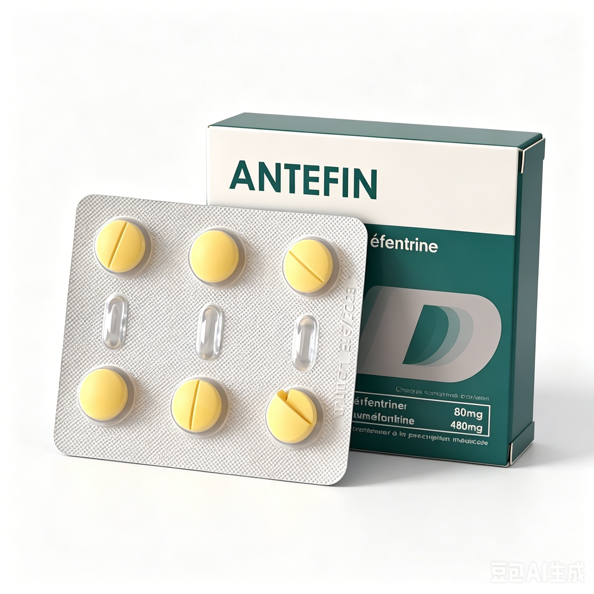80+480mg Artemether and Lumefantrine Tablets